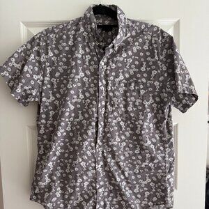 J.Crew Secret Wash Short-Sleeve Button-Down Casual Shirt - Size Medium